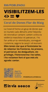 8M/Poblenou: Coral de Dones Flor de Maig